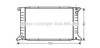 PRASCO FD2170 Radiator, engine cooling